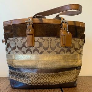 Textured Coach Purse